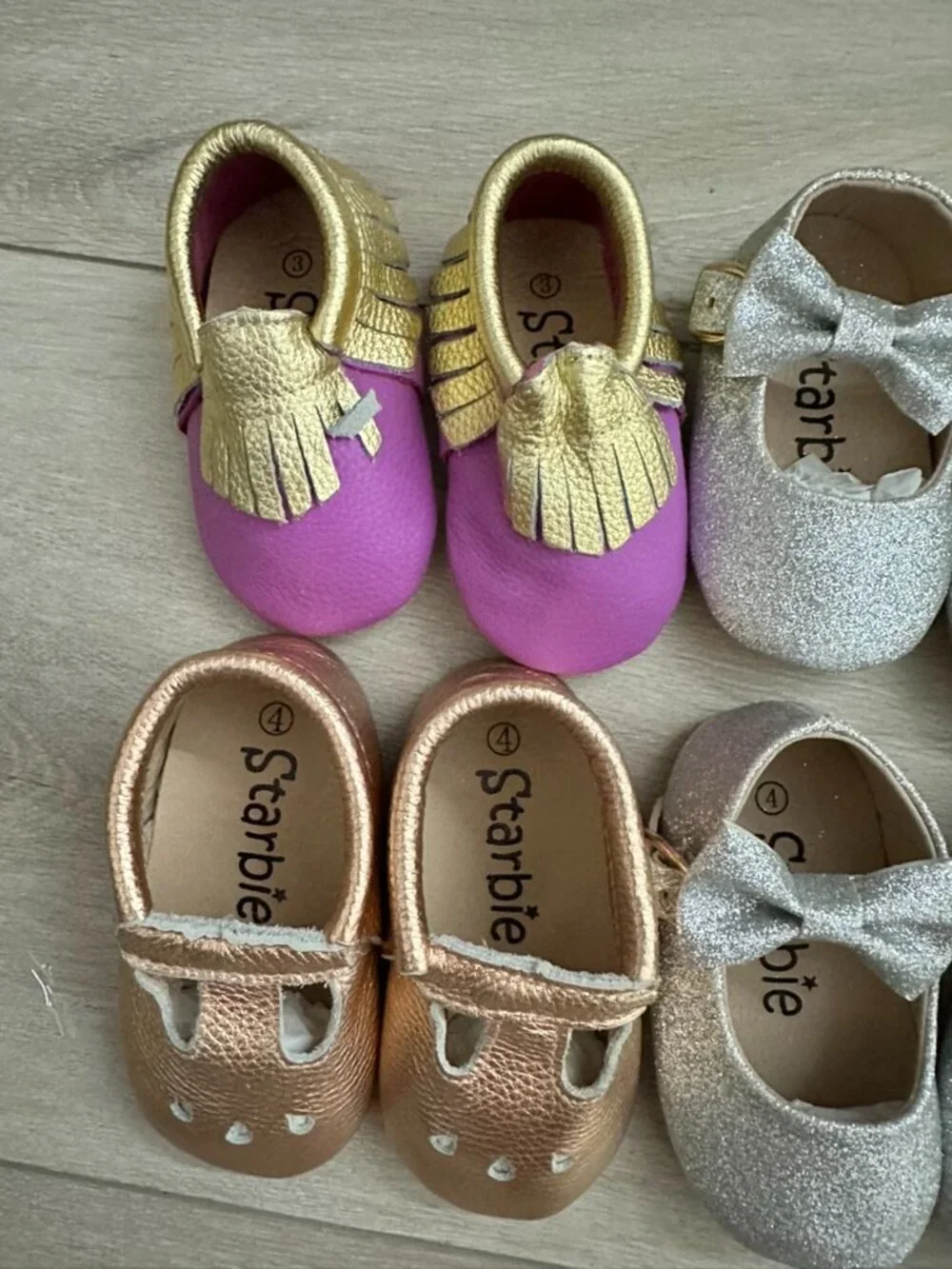 4 pairs Size 3 Size 4 lots Baby Shoes Lots Flash Sale toddler Shoes Sandals